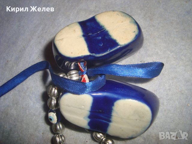 КРАСИВ ПОРЦЕЛАНОВ РЪЧНО РИСУВАН СУВЕНИР ПРОТИВ УРОКИ с БРОЕНИЧКА 7447, снимка 3 - Колекции - 38108242