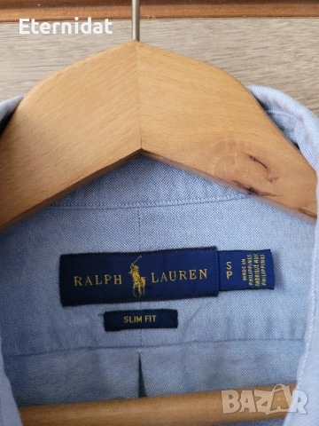 Мъжка синя риза POLO RALPH LAUREN , снимка 2 - Ризи - 51887103