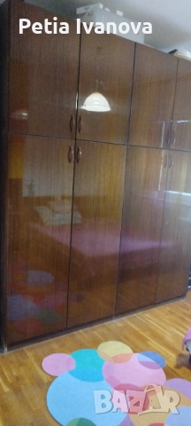 Четирикрилен гардероб, снимка 4 - Гардероби - 52972607