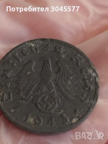 1 райх пфенинг 1943 г., снимка 1