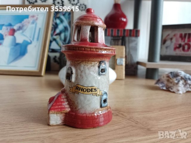 статуетка на морски фар от остров Родос Гърция, снимка 1