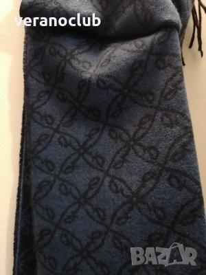 Мъжки зимен шал Син Син, снимка 3 - Шалове - 35298507