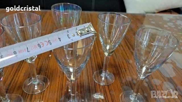 ретро стъклени чаши чашки , снимка 4 - Антикварни и старинни предмети - 34349843