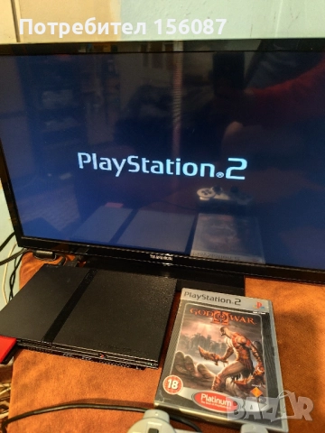 ✅ Playstation 2 Slim пълен комплект, снимка 2 - PlayStation конзоли - 52035033