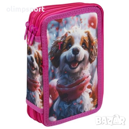 Несесер ученически, шит, с 3 отделения, всяко от които разполага с цип за затваряне. , снимка 3 - Ученически пособия, канцеларски материали - 51549786