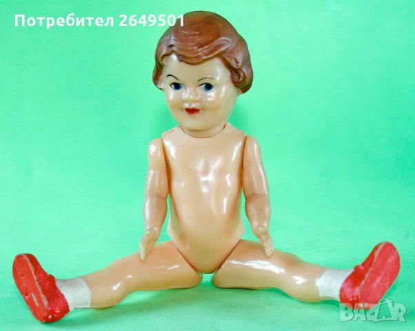 Немска Спяща кукла марка ARI August Riedeler 1950те, снимка 7 - Колекции - 34989251