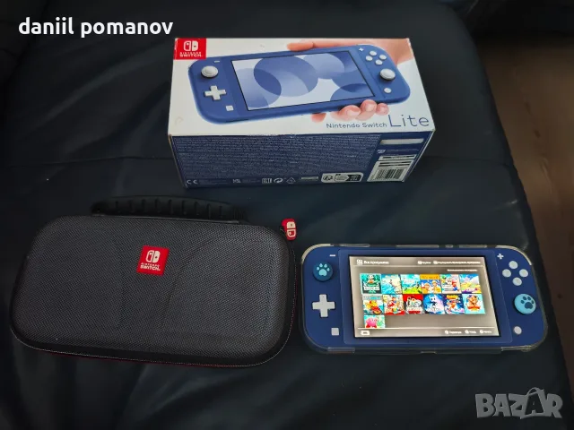 Нов Nintendo  Switch Lite с чип и карта по избор 128 или 256