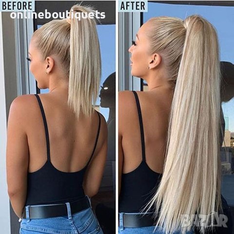 Дълги опашки Много Цветове, снимка 10 - Аксесоари за коса - 42650869