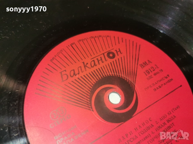 ЛАРИ НАНОС 1012252224, снимка 18 - Грамофонни плочи - 52727102