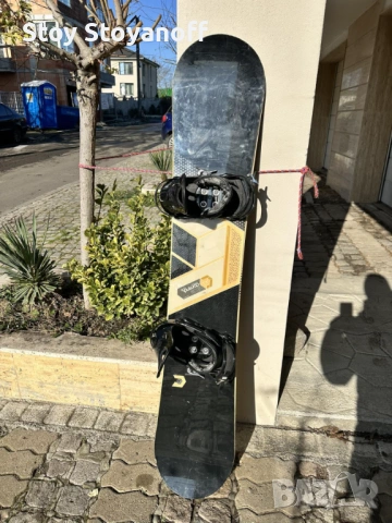 Сноуборд Ride Control 158 + автомати Burton Step On + сак, снимка 4 - Зимни спортове - 53136379