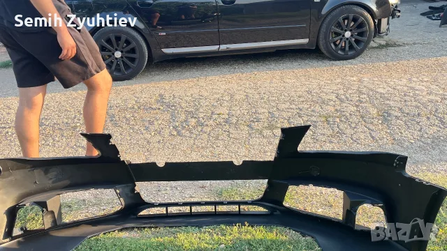 Предна броня за Audi A4 B8 (Ауди А4 Б8) – Внос от Полша / Чисто нова, прясно боядисана, снимка 2 - Части - 55771546