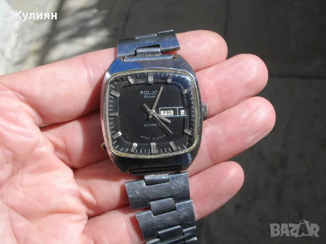  КОЛЕКЦИОНЕРСКИ ЧАСОВНИК ПОЛЕТ POLJOT AUTOMATIC , снимка 4 - Антикварни и старинни предмети - 55752572