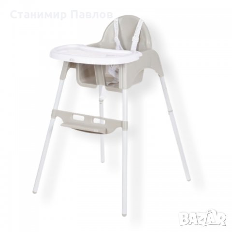Стол за хранене Mars, сив, снимка 1 - Столчета за хранене - 35520002