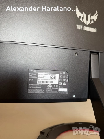 Продавам ASUS TUF Gaming VG249Q1R Gaming Monitor, снимка 3 - Монитори - 55991919