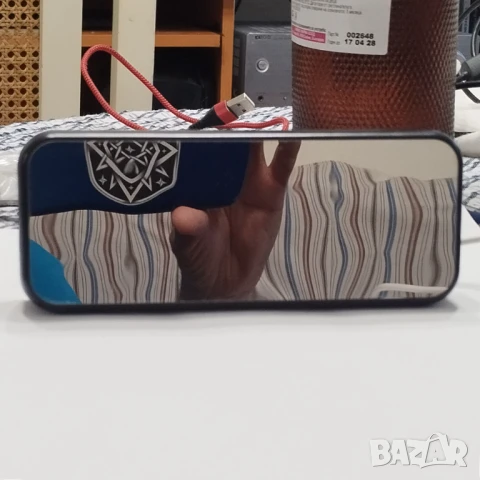 Електронен Светещ Часовник Огледален захранване USB, снимка 3 - Луксозни - 51254450