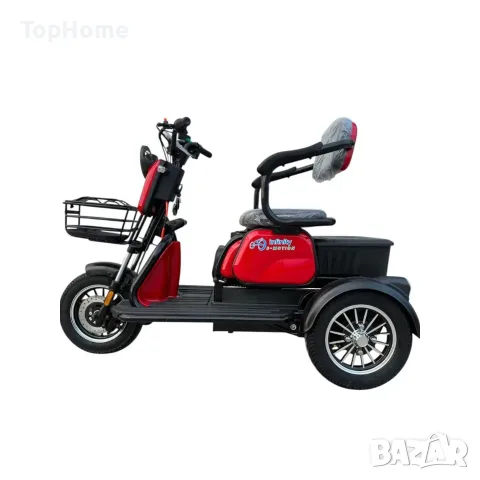 Електрическа триколка X3 1800W (50км+ пробег) 2026, снимка 6 - Мотоциклети и мототехника - 56128325