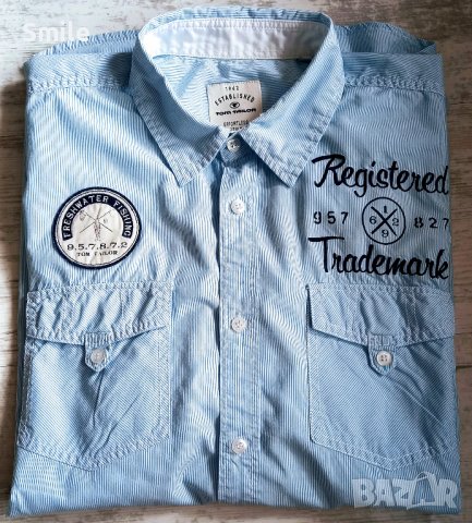 Мъжка риза с къс ръкав Tom Tailor , снимка 1