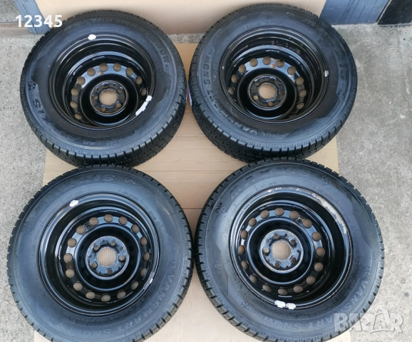 15’’5x112 originalni za mercedes vito/viano + нови зимни гуми 215/65R15C+тасове-№631, снимка 8 - Гуми и джанти - 51842967