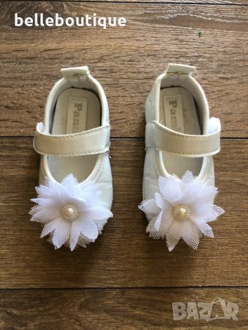 Елегантни пролетни буйки за малка госпожица 18 номер, снимка 2 - Бебешки обувки - 30057625