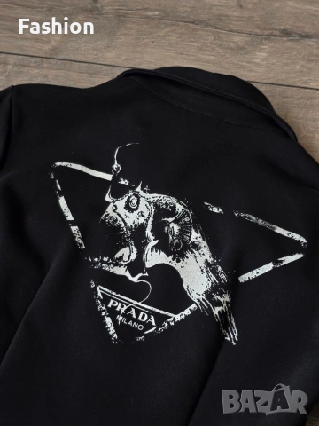 Жестока черна рокля PRADA, снимка 8 - Рокли - 53094136