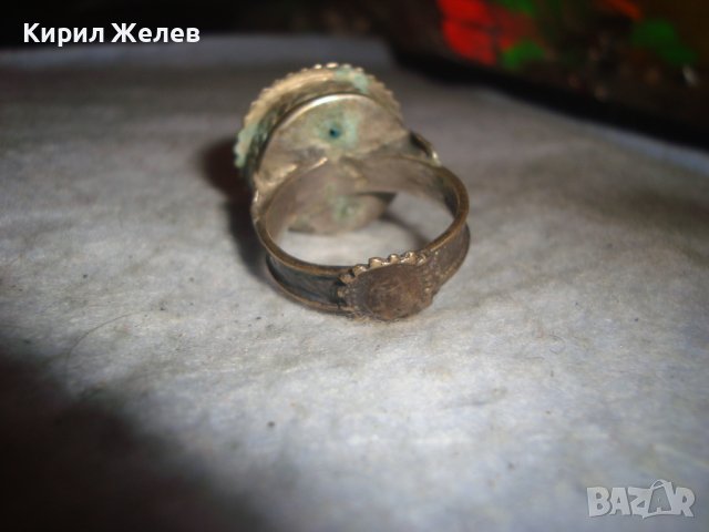 17 ВЕК САЧАНЕН ЧОРБАДЖИЙСКИ ВЪЗРОЖДЕНСКИ ПРЪСТЕН СРЕБРО/САЧАН КУЮМДЖИЙСКА РЯДКА ИЗРАБОТКА 27252, снимка 7 - Антикварни и старинни предмети - 36772061