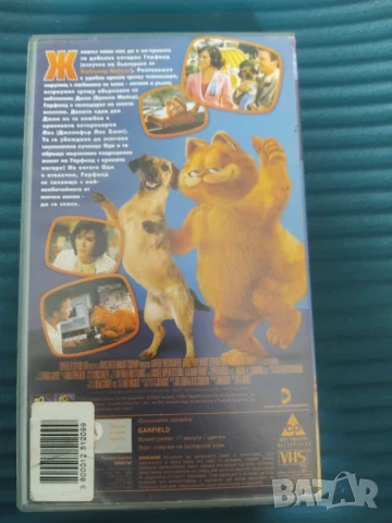 Гарфилд - оригинална видеокасета анимация VHS , снимка 2 - Анимации - 51254626