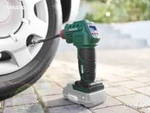 Parkside акумулаторен компресор 20V, снимка 2 - Компресори - 52091120