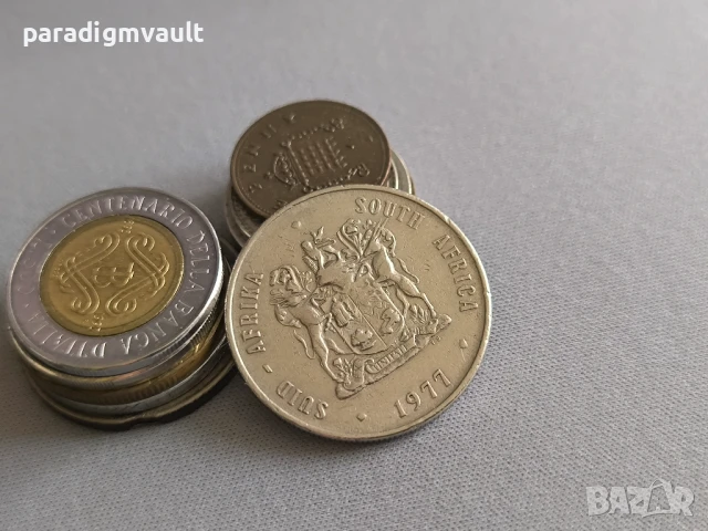 Монета - Южна Африка - 1 ранд | 1977г., снимка 2 - Нумизматика и бонистика - 51221704
