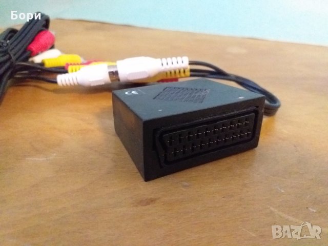 Кабел,приставка SCART / SCART / 3 чинч женско, снимка 6 - Плейъри, домашно кино, прожектори - 31830442