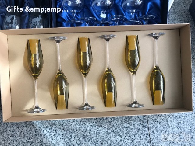Красиви чаши за шампанско в различни цветове, снимка 3 - Чаши - 44185136