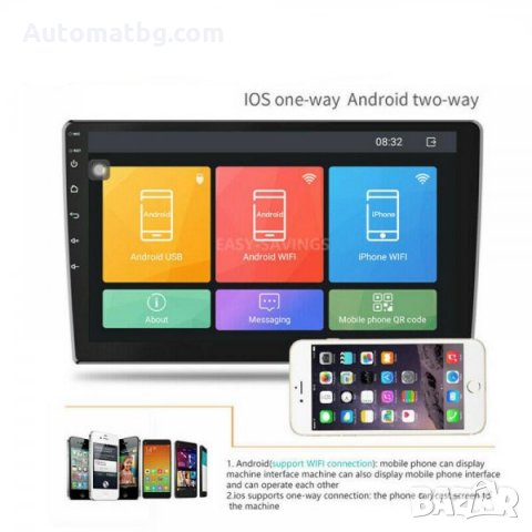 Мултимедия Automat, Double Din, Car Stereo, Android 9.1, 9 Inch, снимка 6 - Аксесоари и консумативи - 31874222