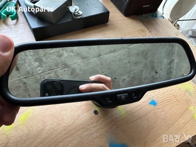 Черно ел.хроматично огледало за Ауди а4/а5 Audi a4/a5, снимка 2 - Части - 52221538