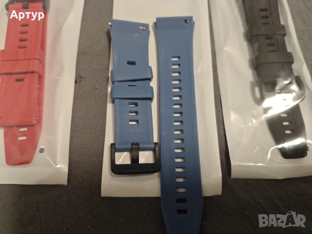 Силиконови каишки за часовник 22 мм., снимка 4 - Каишки за часовници - 54063439