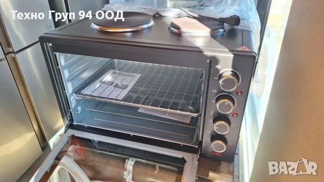 Мини фурна с два котлона тип Раховец 46 литра, снимка 4 - Печки, фурни - 49566209