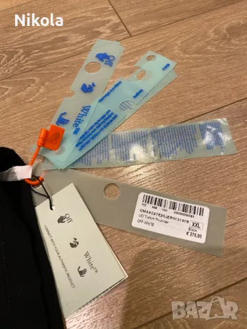 OFF-WHITE C/O VIRGIL ABLOH THUNDER тениска, размери: S, L и XL , снимка 16 - Тениски - 48355854