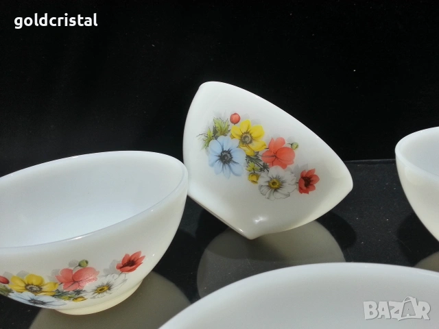 френски аркопал купички , снимка 8 - Антикварни и старинни предмети - 53144496