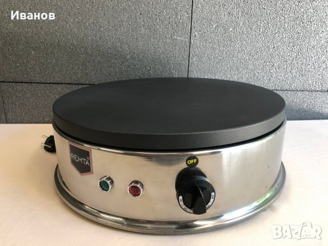 Професионален Електрически Котлон За Палачинки (1.75 kW) Ф 40см -ТУРЦИЯ, снимка 2 - Обзавеждане на кухня - 24861660