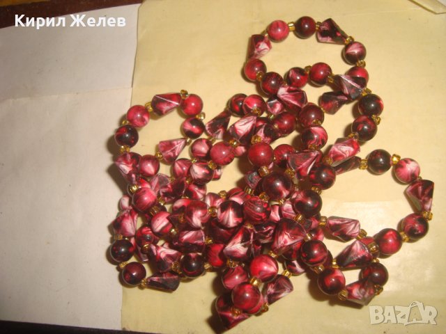 СТАР РЕТРО ГЕРДАН - КАТАЛИН и МЪНИСТА РЪЧНА АРТ ИЗРАБОТКА 27911, снимка 7 - Антикварни и старинни предмети - 37127883