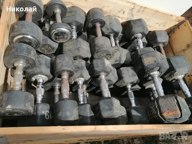 Дъмбели - изпозвани, снимка 2 - Фитнес уреди - 55597320