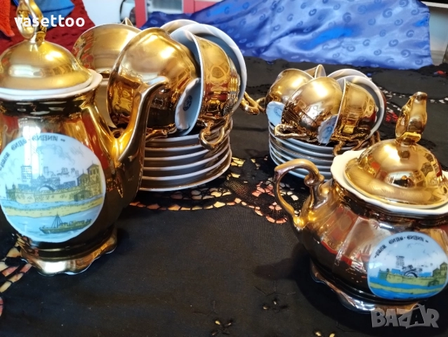 Много злато и красота, снимка 2 - Сервизи - 52504522