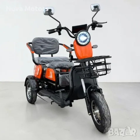 Електрическа Tриместна Tриколка X1 1800W - Nova Motors