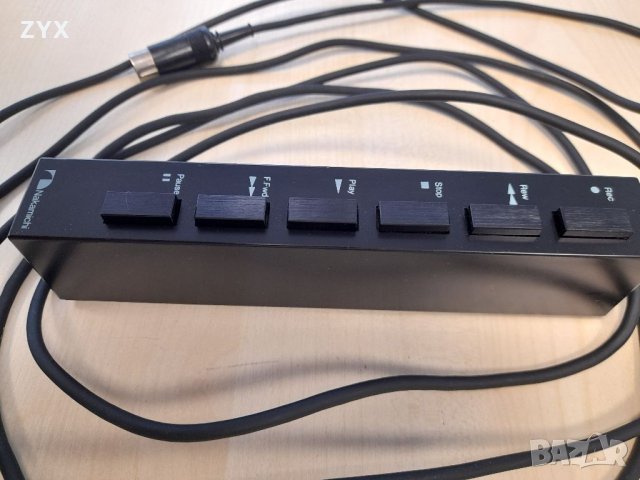 Nakamichi RM100 rm-100 remote кабелно дистанционно за Nakamichi 480, 481, 482, 480Z, 481Z, 482Z, снимка 3 - Декове - 35043149