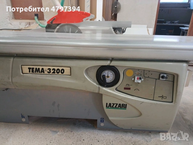 Италиански форматен циркуляр LAZZARI TEMA 3200 , снимка 3 - Циркуляри - 54199431