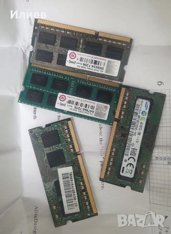 рам за лаптоп 2x 4 GB DDR3 1600 , снимка 2 - Части за лаптопи - 44552809