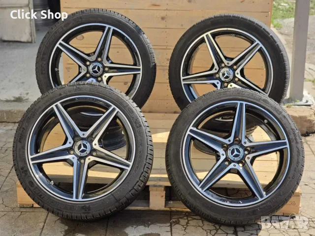 5х112 18 Джанти Mercedes AMG Оригинални C Class w205 Спорт Пакет Ц, снимка 3 - Гуми и джанти - 55805677
