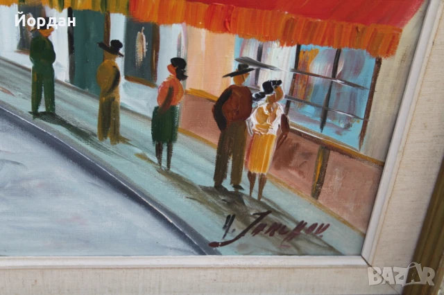 Картина масло върху платно ''Hartvig Jarlhov'', снимка 8 - Картини - 50701725