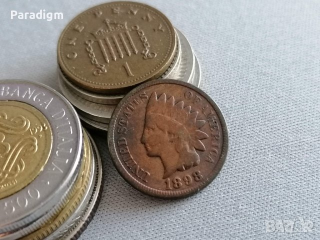 Монета - САЩ - 1 цент | 1898г., снимка 2 - Нумизматика и бонистика - 36981512