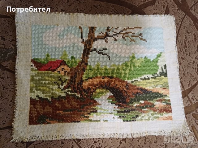 Гобленчета ,,Африкански ритми" и ,,Мост", снимка 2 - Гоблени - 36390573