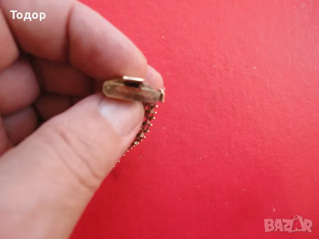 Страхотна позлатена сребърна гривна 925 , снимка 5 - Гривни - 47462341