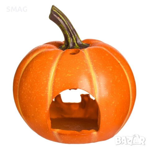 Halloween / Хелоуин декоративна тиква от полирезин, Ø25x27 см_1256063, снимка 3 - Декорация за дома - 52008130